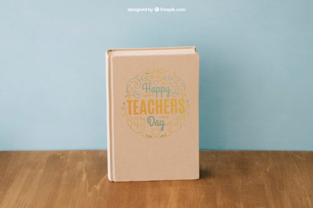 Back To School Composition With Book On Wooden Surface Psd