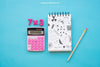 Back To School Composition With Notepad And Calculator Psd