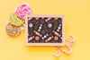 Back To School Composition With Slate And Sweets Psd