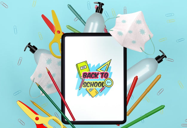 Back To School Concept Mock-Up Psd