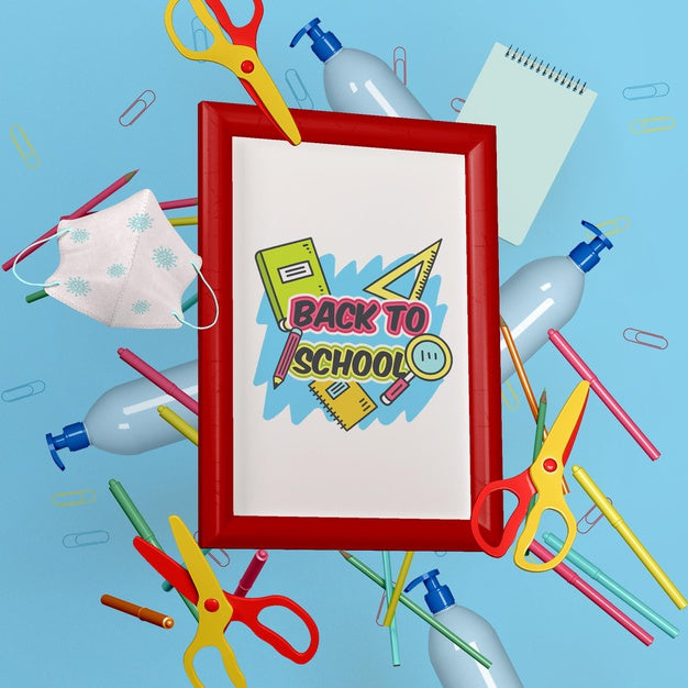 Back To School Concept Mock-Up Psd