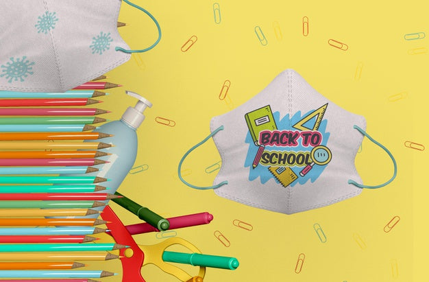 Back To School Concept Mock-Up Psd