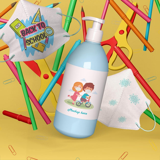 Back To School Concept Mock-Up Psd