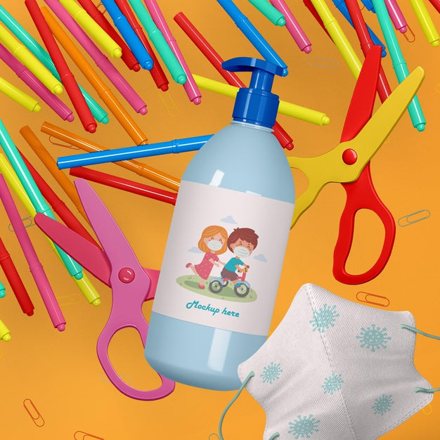 Back To School Concept Mock-Up Psd