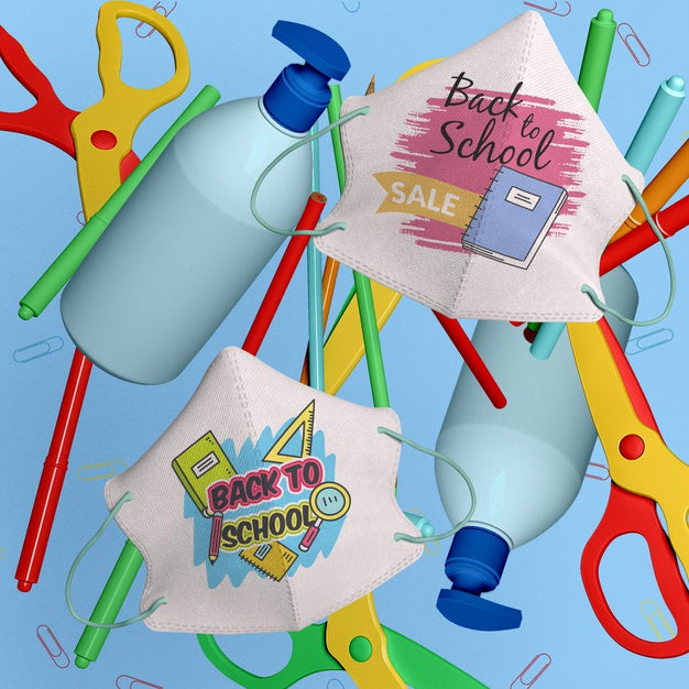 Back To School Concept Mock-Up Psd