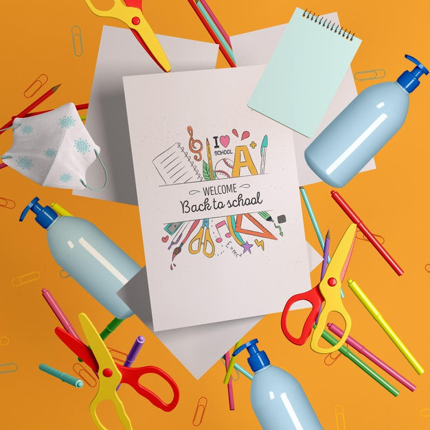 Back To School Concept Mock-Up Psd