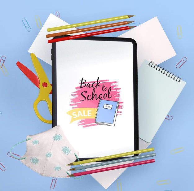 Back To School Concept Mock-Up Psd