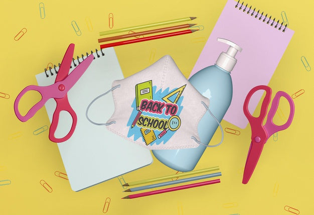 Back To School Concept Mock-Up Psd