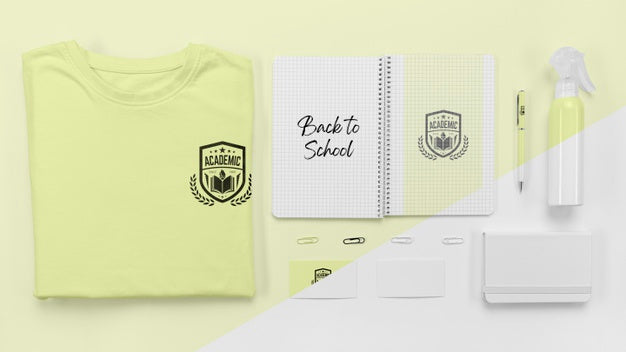 Back To School Concept Mock-Up Psd