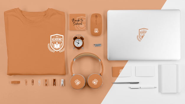 Back To School Concept Mock-Up Psd