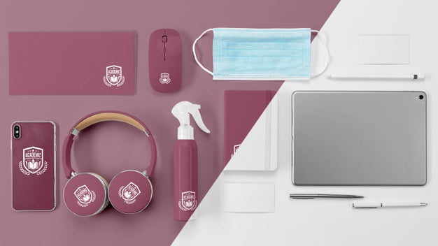 Back To School Concept Mock-Up Psd