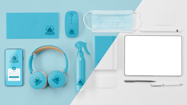 Back To School Concept Mock-Up Psd