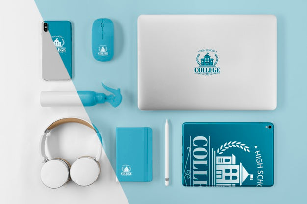 Back To School Concept Mock-Up Psd