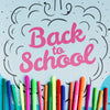 Back To School Concept With Colourful Markers Psd