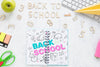 Back To School Items With White Keyboard Psd