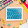 Back To School Mockup With White Frame Psd