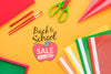 Back To School Sale Up To 30% Discount Psd