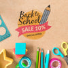 Back To School Sale With 10% Discount Psd