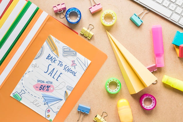 Back To School Sale With Special Offer Psd