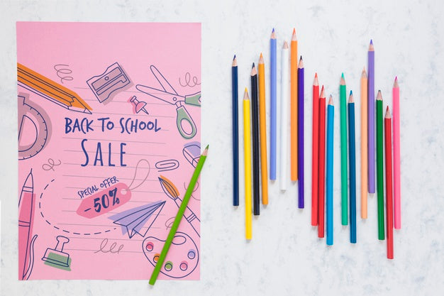 Back To School Special Offer With 50% Discount Psd