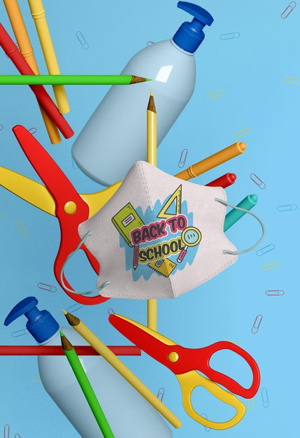 Back To School Stationery Mock-Up Psd