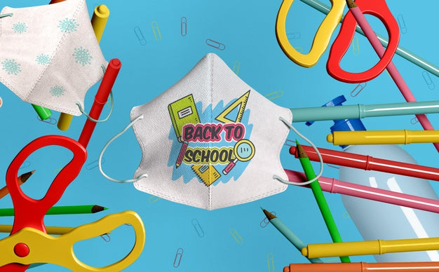 Back To School Stationery Mock-Up Psd