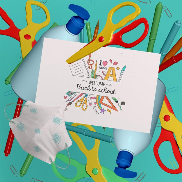 Back To School Stationery Mock-Up Psd