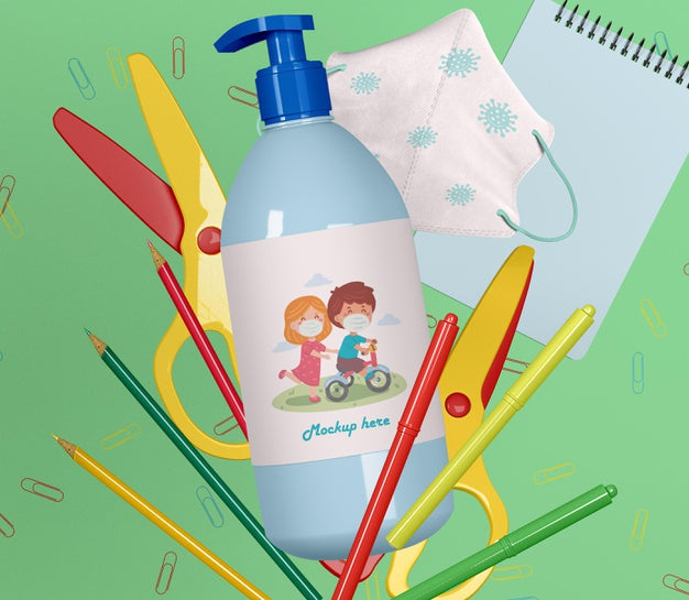 Back To School Stationery Mock-Up Psd