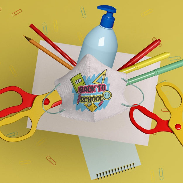 Back To School Stationery Mock-Up Psd