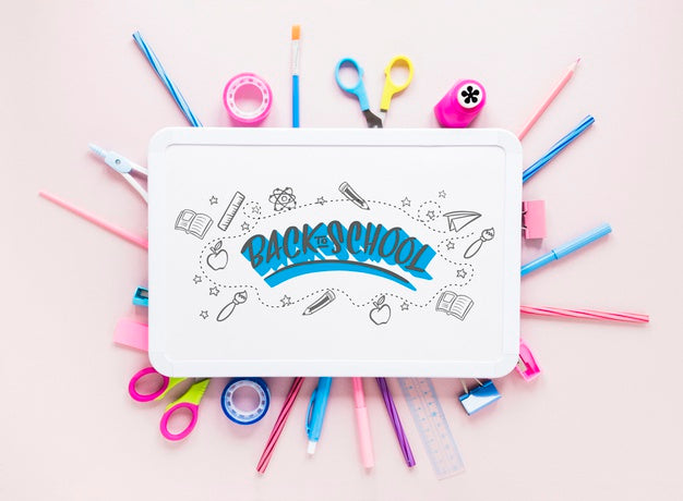 Back To School Trends With White Board Psd