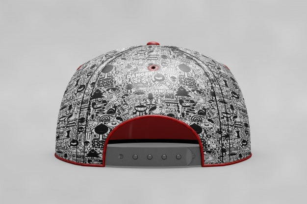 Backview Baseball Cap Mockup Psd