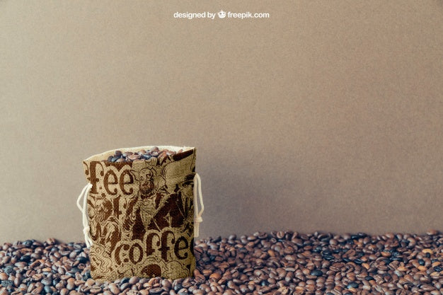 Bag Of Coffee Beans Psd