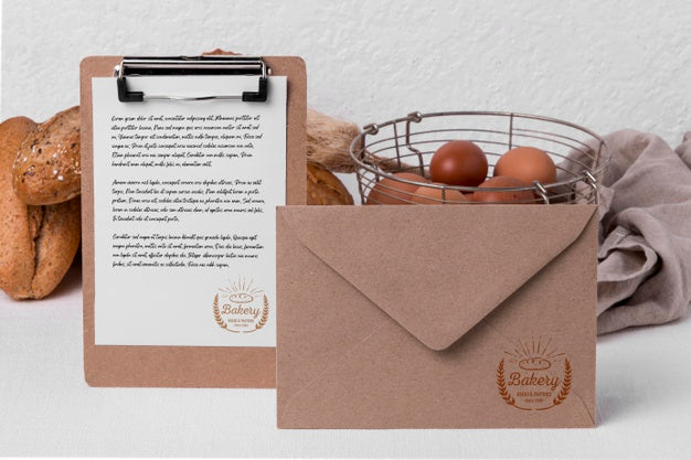 Bakery Goods Concept With Mock-Up Psd