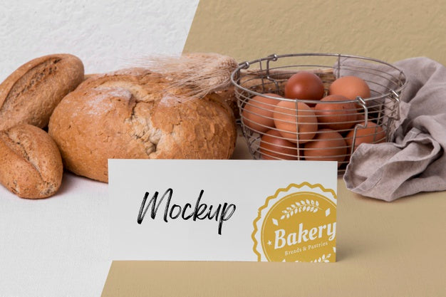 Bakery Goods Concept With Mock-Up Psd
