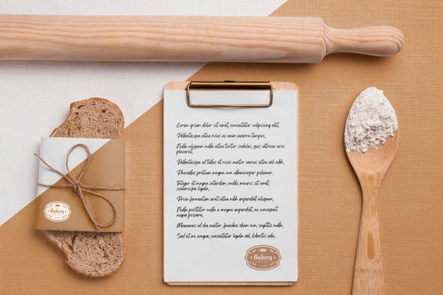 Bakery Goods Concept With Mock-Up Psd