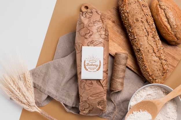 Bakery Goods Concept With Mock-Up Psd