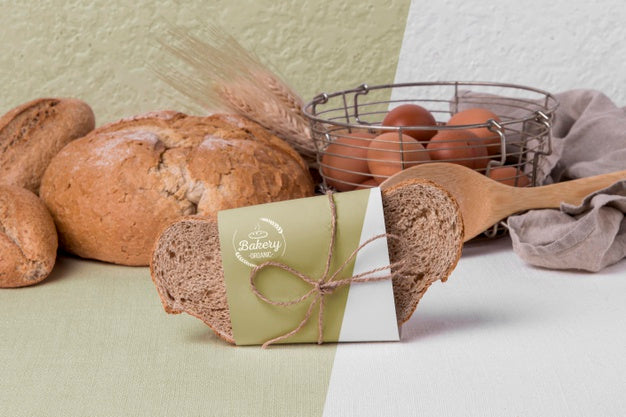 Bakery Goods Concept With Mock-Up Psd