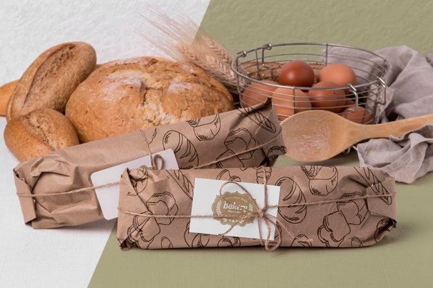 Bakery Goods Concept With Mock-Up Psd