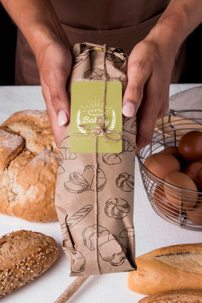 Bakery Goods Concept With Mock-Up Psd