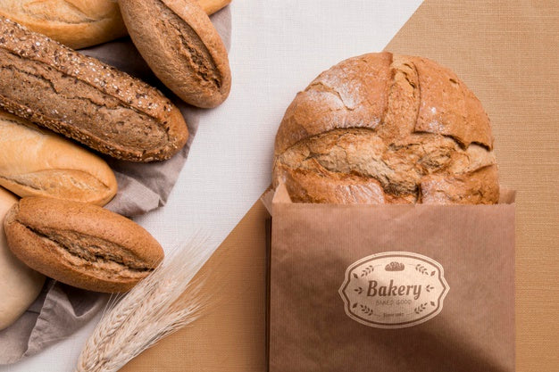 Bakery Goods Concept With Mock-Up Psd