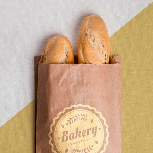 Bakery Goods Concept With Mock-Up Psd