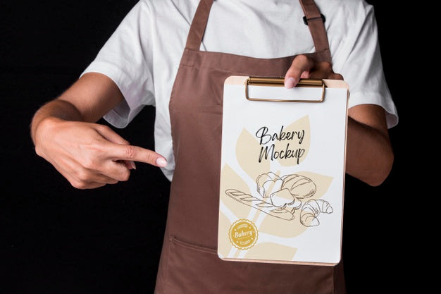 Bakery Goods Concept With Mock-Up Psd