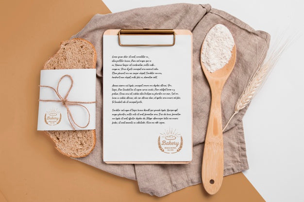 Bakery Goods Concept With Mock-Up Psd