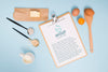 Bakery Ingredients And Recipe Psd