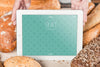 Bakery Mockup With Tablet Psd