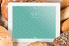 Bakery Mockup With Tablet Psd