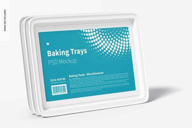 Baking Tray Mockup Psd