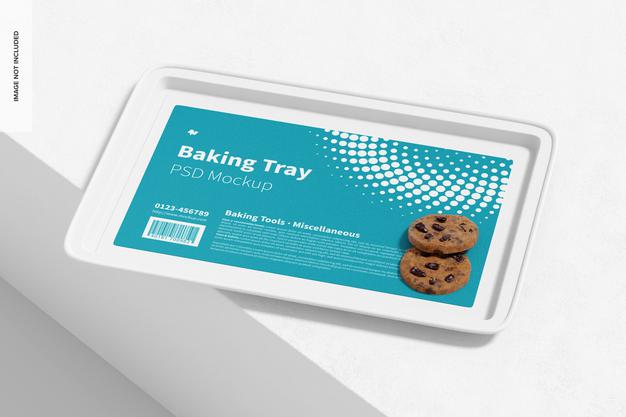 Baking Tray Mockup Psd