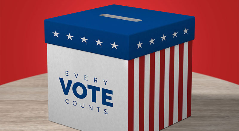 Ballot Box Mockup Psd
