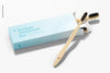 Bamboo Toothbrushes Boxes Mockup, Perspective View Psd